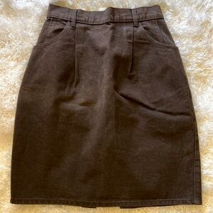 Gotcha Covered brown denim skirt sz6